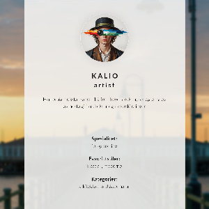 Modern wall art poster Sunset