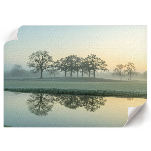 Premium wall art featuring a morning landscape