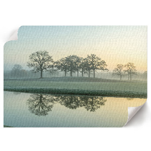Premium wall art featuring a morning landscape