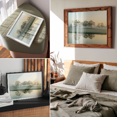 Premium wall art featuring a morning landscape
