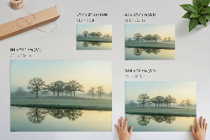 Premium wall art featuring a morning landscape
