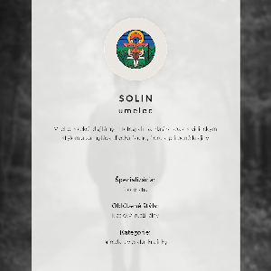 Canvas poster A horse in the forest