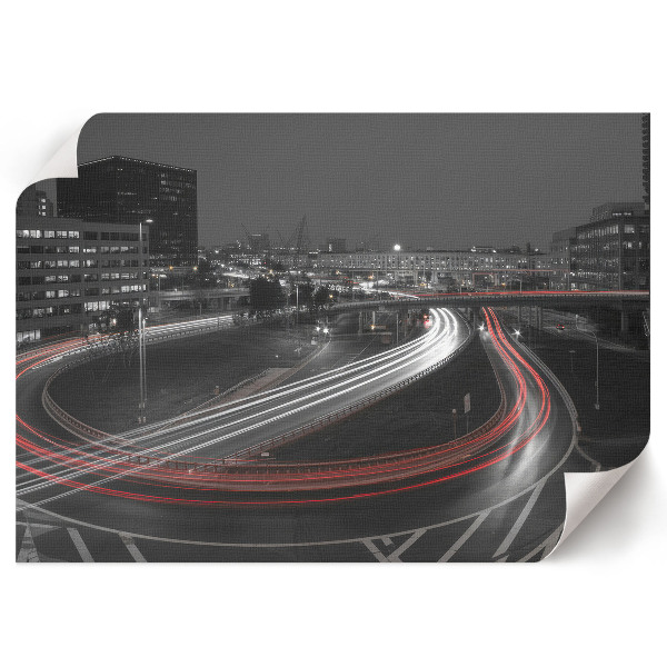 Premium wall art featuring urban traffic