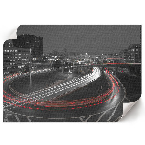 Premium wall art featuring urban traffic