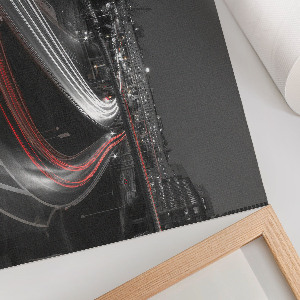 Premium wall art featuring urban traffic