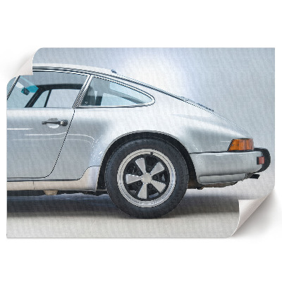 Modern wall art poster featuring a stylish car