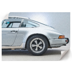 Modern wall art poster featuring a stylish car