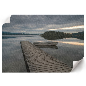 Premium wall art Lake of peace
