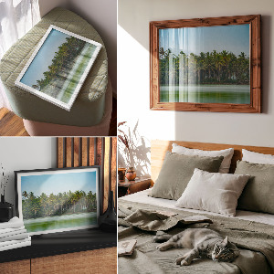 Premium wall art featuring a tropical view
