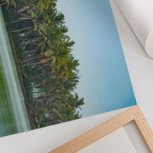 Premium wall art featuring a tropical view
