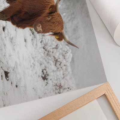 Premium wall art depicting a winter scene