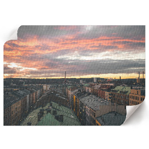 Modern wall art poster Urban West