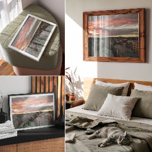 Modern wall art poster titled 