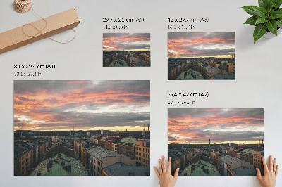 Modern wall art poster titled 