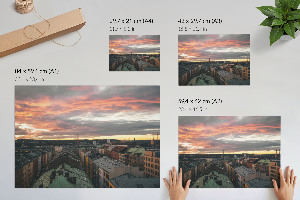 Modern wall art poster Urban West