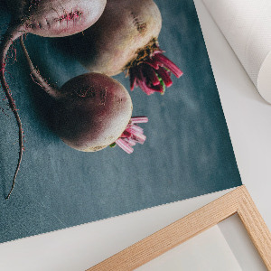 Canvas poster featuring a sweet beets illustration