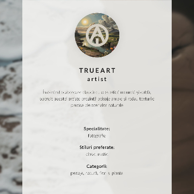 Modern wall art poster depicting islands on the water