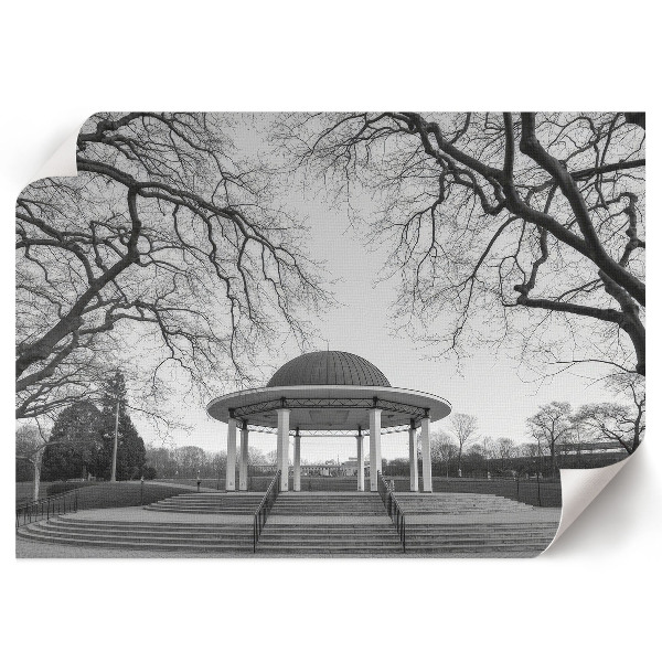 Wall poster depicting a city gazebo