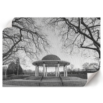 Wall poster depicting a city gazebo