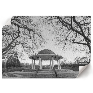 Wall poster depicting a city gazebo