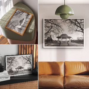 Wall poster City gazebo