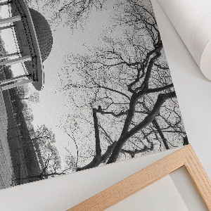 Wall poster depicting a city gazebo