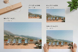 Modern wall art poster A place to relax