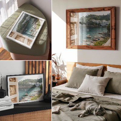 Premium wall art featuring a seaside landscape