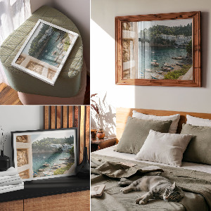 Premium wall art featuring a seaside landscape