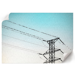 Modern wall art poster Birds on the wires