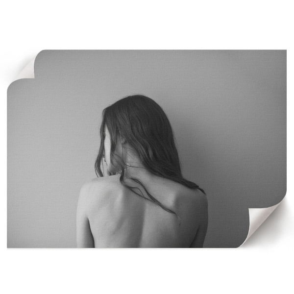 Premium wall art Black and white silhouette