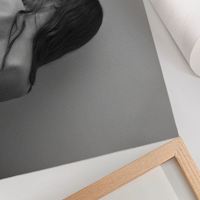Premium black-and-white silhouette wall art