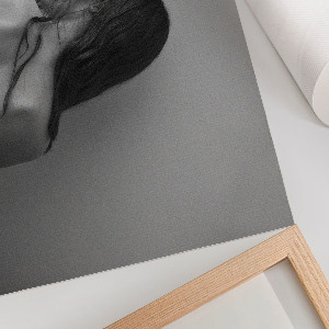 Premium wall art Black and white silhouette