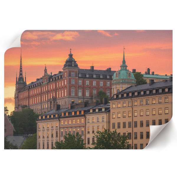 Canvas poster Urban West