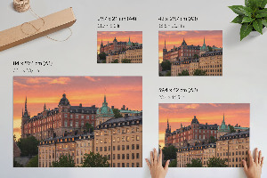 Canvas poster with Urban West design
