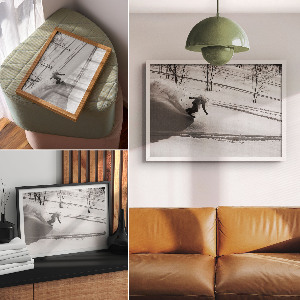 Wall poster White adventure