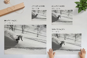 Wall poster White adventure