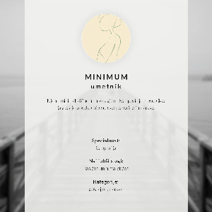 Modern wall art poster featuring a foggy surface