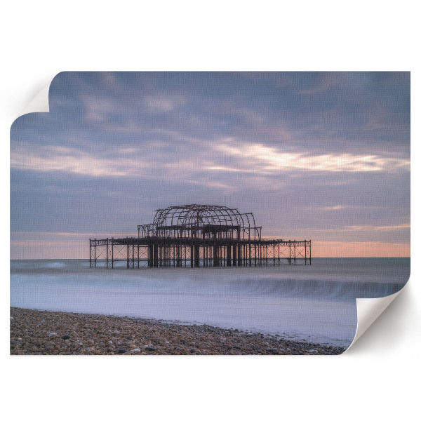 Canvas poster depicting a calm sea