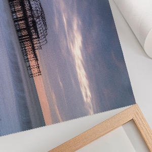 Canvas poster depicting a calm sea
