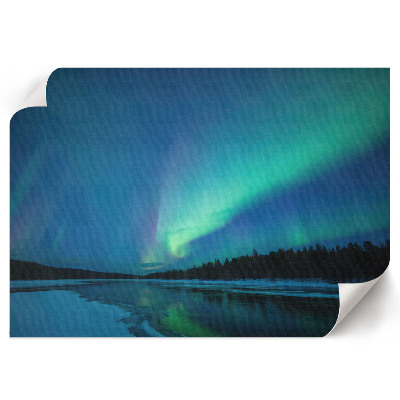 Northern lights wall poster