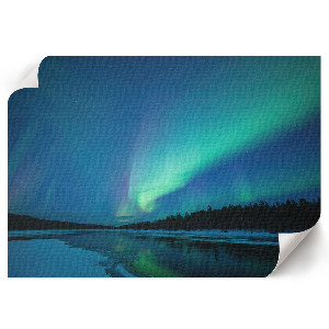 Northern lights wall poster