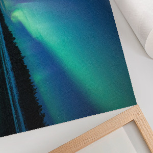 Northern lights wall poster