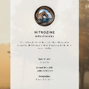 Modern wall art poster Morning fog