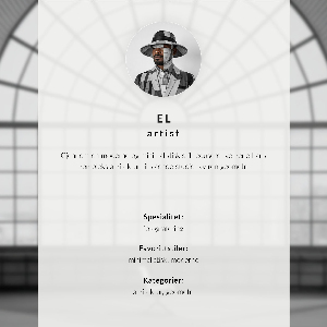 Canvas poster Geometric facade