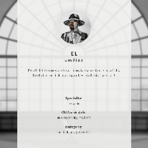 Canvas poster Geometric facade