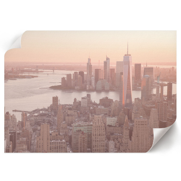 Premium wall art featuring a city panorama