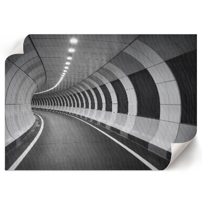 Wall poster with a modern tunnel design