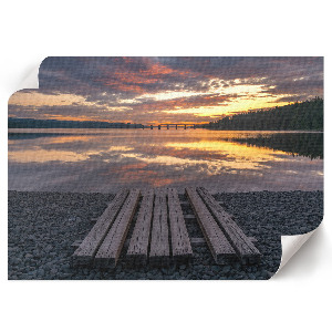 Wall poster Lake West