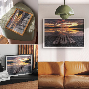 Wall poster Lake West